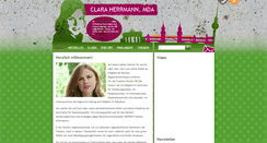 Desktop Screenshot of clara-herrmann.net