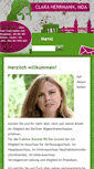 Mobile Screenshot of clara-herrmann.net