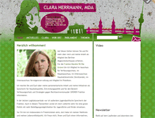 Tablet Screenshot of clara-herrmann.net